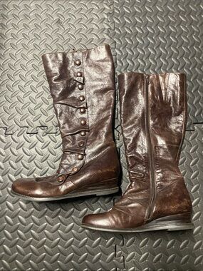 Miz Mooz Jovial Boots Brown Size 10M